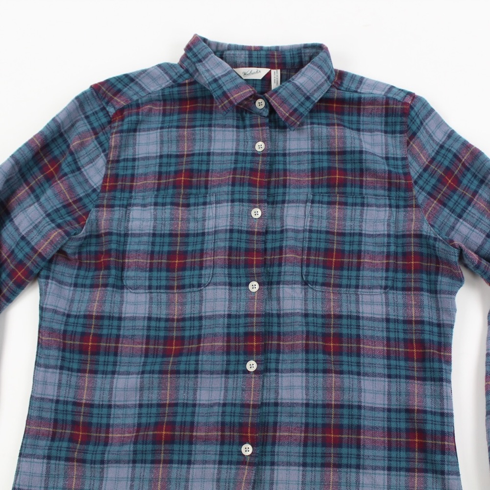Woolrich Women’s Flannel Plaid Button Down Shirt - image 3